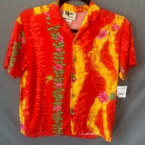 NWT Mamo Howell Made In Hawaii Hawaiian Shirt sz S